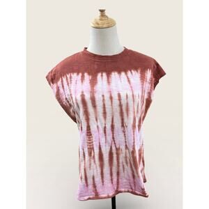 Universal Thread Tie Dye Cap Sleeve Tee, Size Small
